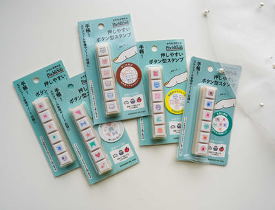 Kodomo No Kao Pochitto6 Portable Push-button Stamp 