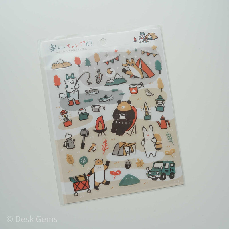 Cozyca x Masao Takahata PET Stickers - Bear