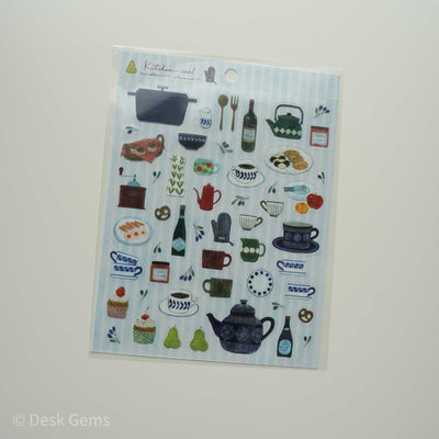 Cozyca x Midori Asano PET Stickers - Kitchen 