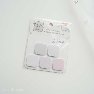 Beverly Pastel Colors Sticky Notes - Mini - Black Tea