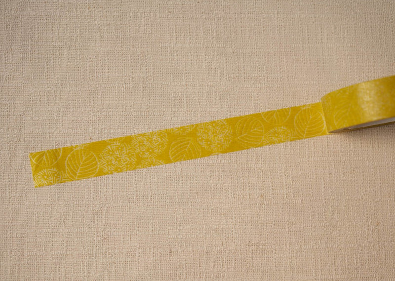 Classiky Washi Tapes - Hydrangea Mustard