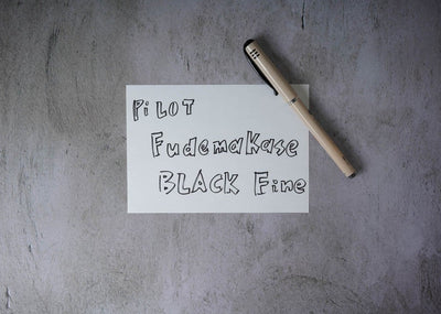 Pilot Fudemakase Brush Pen - Fine - Black