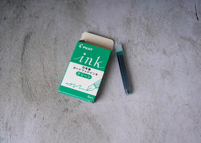 Pilot Ink Refill Cartridges - Set of 5 - Green