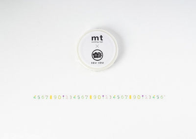 MT Washi Tape Special Collaboration - Sou-sou Floral Numbers