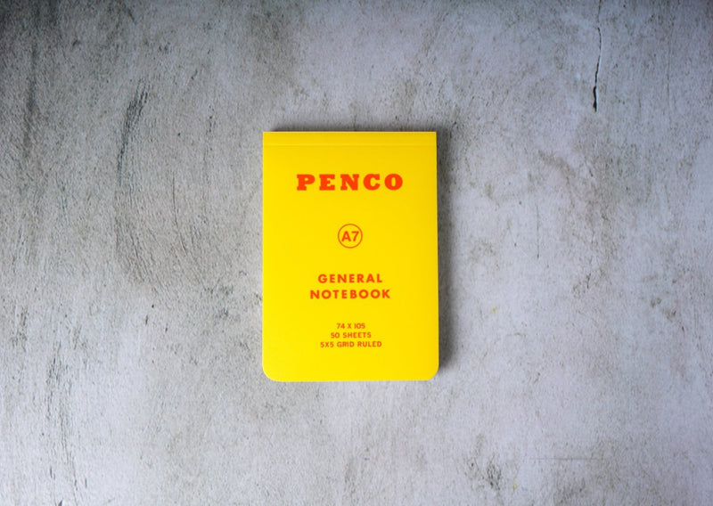 Penco General Notebook - A7 - Yellow