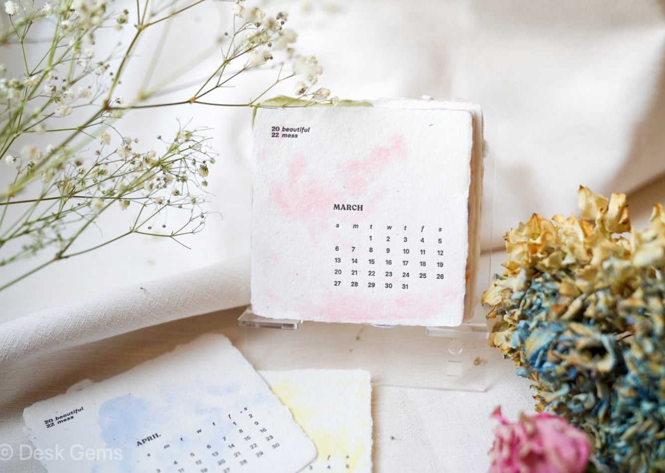 DIY Acrylic Calendar - A Beautiful Mess