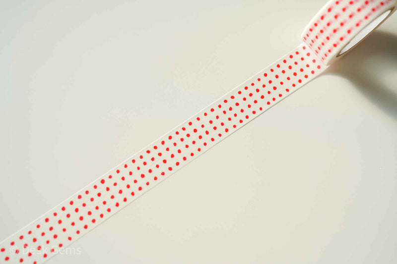 Classiky Mitsou Washi Tape - 20mm - Red - Dots