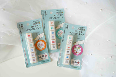 Kodomo No Kao Pochitto6 Portable Push-button Stamp (New Varieties Available!)