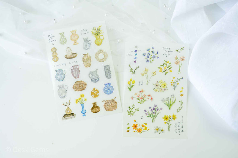 Pion Transfer Stickers (New Summer 2022) - Floral