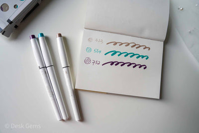 Sailor Ink Studio Limited Edition Dual-Tip Brush Pen - 3 Color Set (New Spring 2023)
