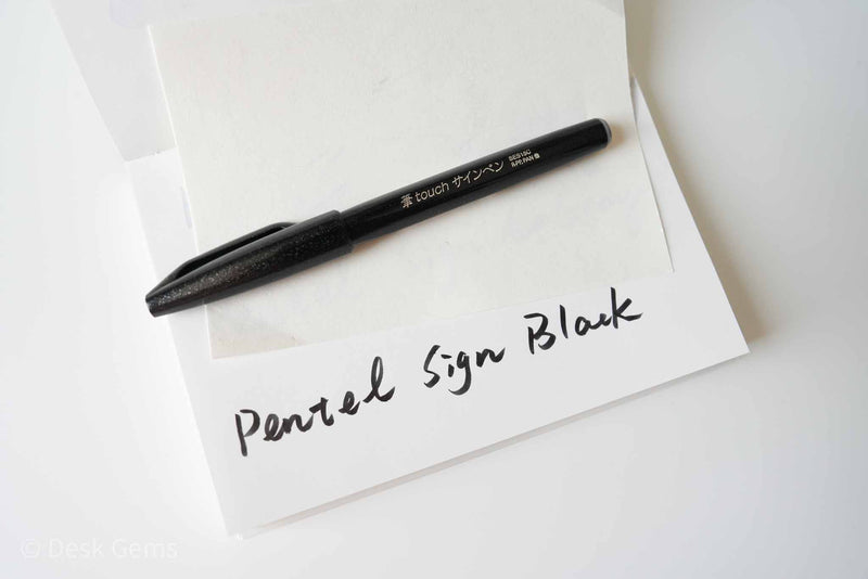 Pentel Fude Touch Sign Brush Pen - Monochrome