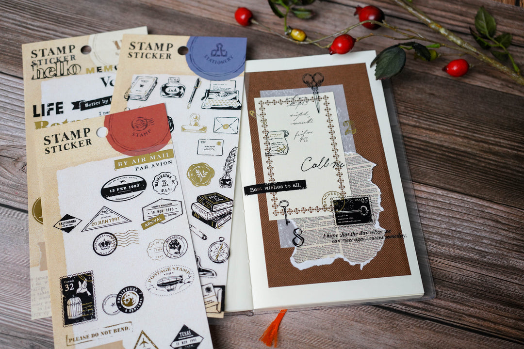 Mind Wave Stamp Stickers