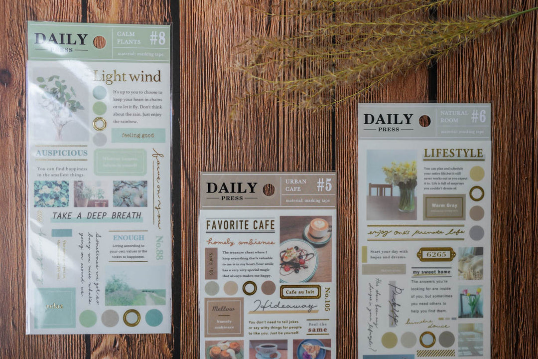 Mind Wave Daily Press Stickers