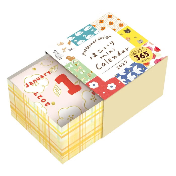Furukawa Paper Boxed Mini Calendar 2027 - Patterns