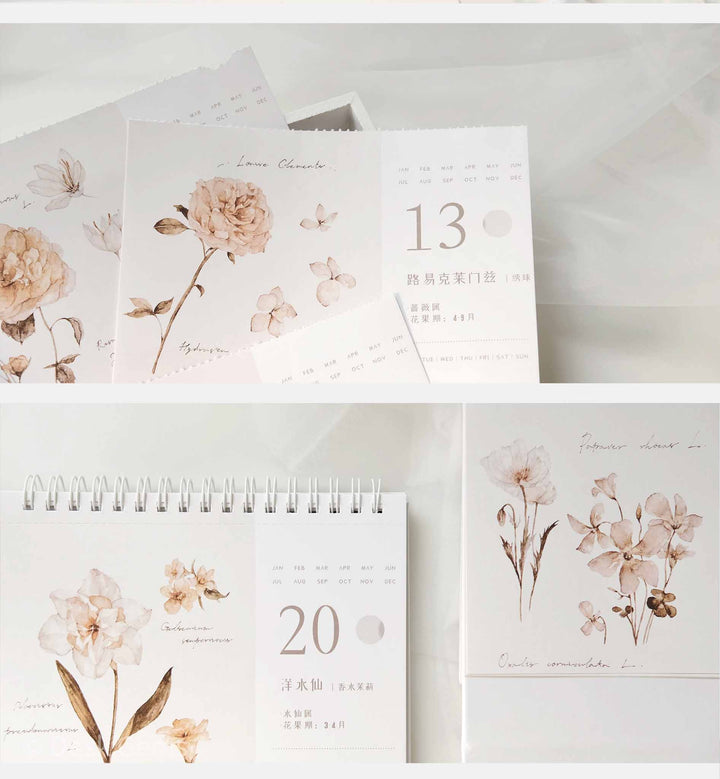Freckles Tea Vol.3 Undated Calendar - Botanical Garden