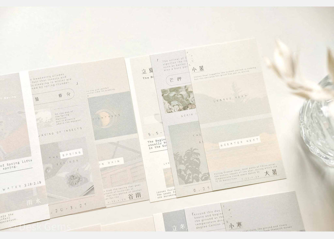 Freckles Tea Vol.3 Paper Set - Solar Terms
