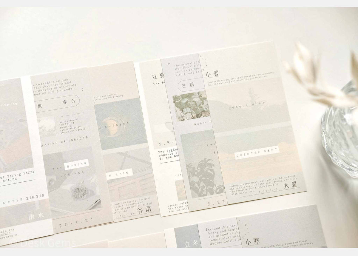 Freckles Tea Vol.3 Paper Set - Solar Terms