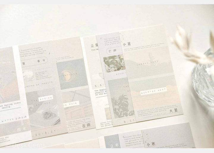 Freckles Tea Vol.3 Paper Set - Solar Terms