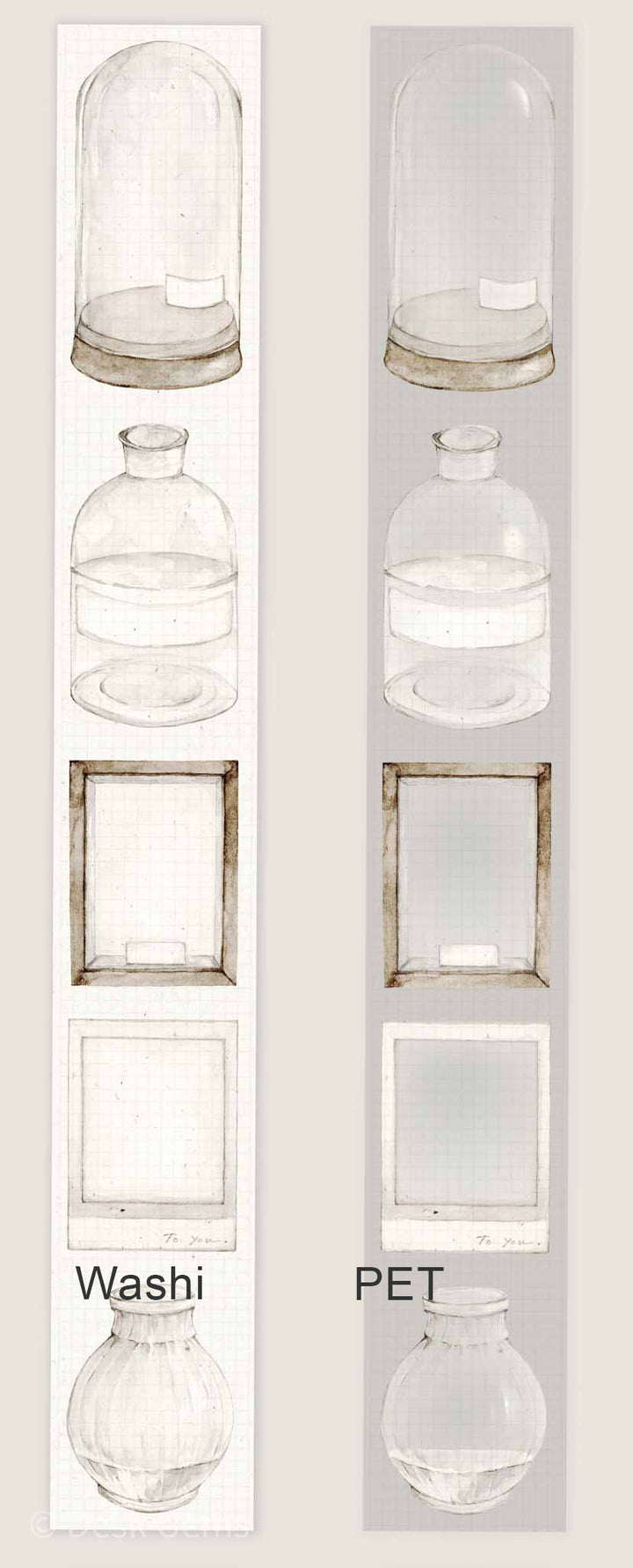 Freckles Tea Vol.3  Die-Cut Tape - Vases
