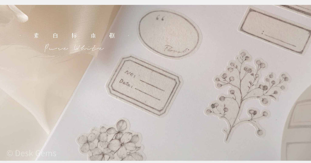 Freckles Tea Vol.3  Die-Cut Tape - Blank Pages