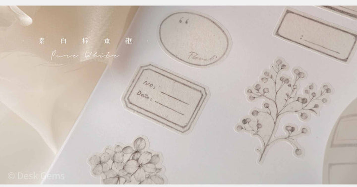 Freckles Tea Vol.3  Die-Cut Tape - Blank Pages