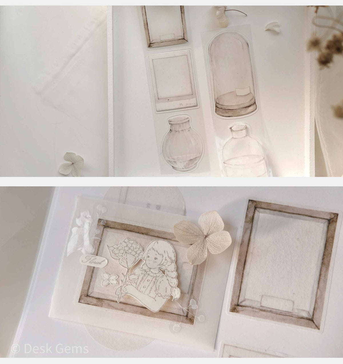 Freckles Tea Vol.3 Die-Cut Tape - Vases
