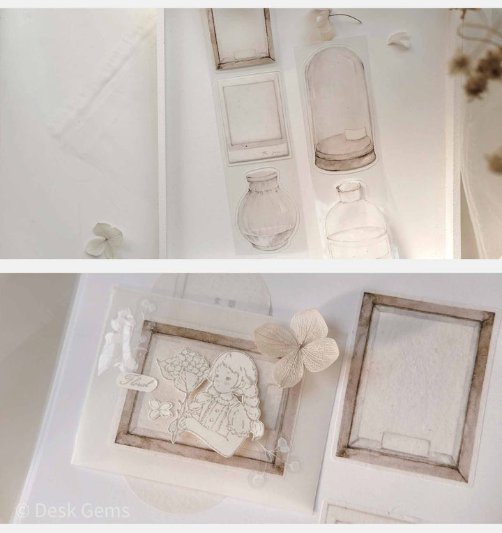 Freckles Tea Vol.3 Die-Cut Tape - Vases
