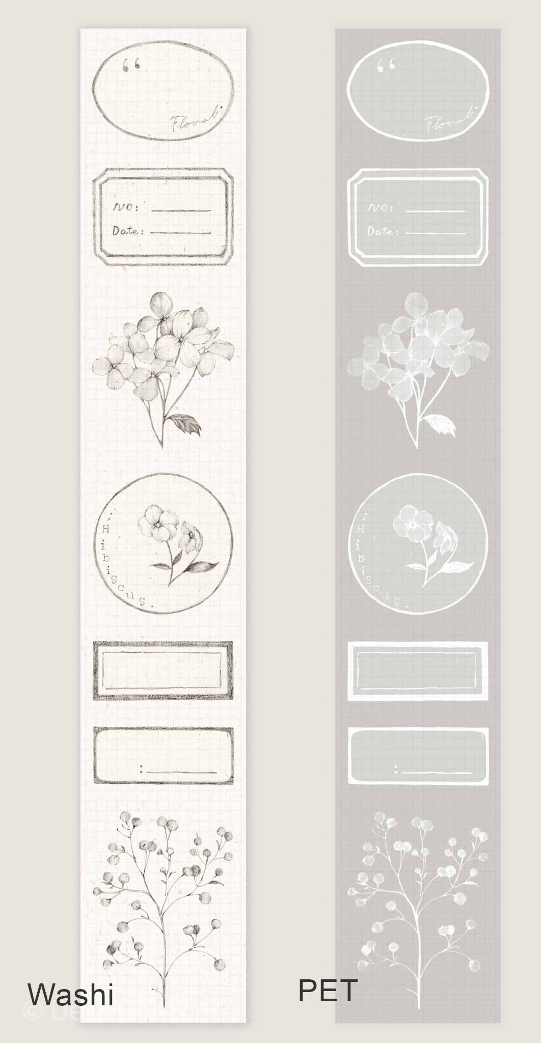 Freckles Tea Vol.3  Die-Cut Tape - Blank Pages