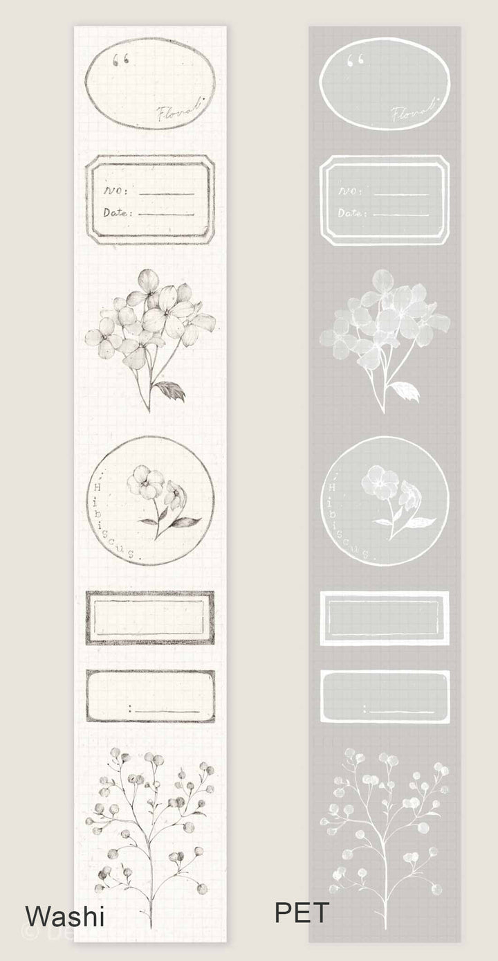 Freckles Tea Vol.3  Die-Cut Tape - Blank Pages