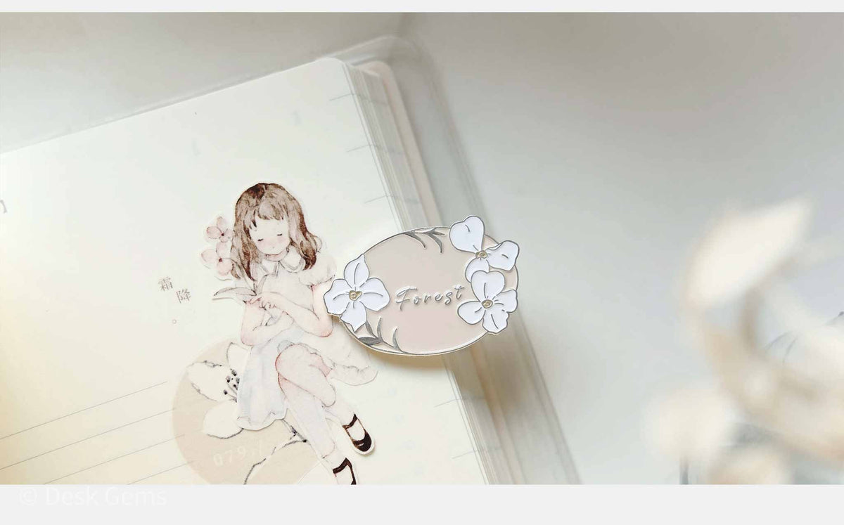Freckles Tea Vol.3 Metal Clip - Leaf Bud