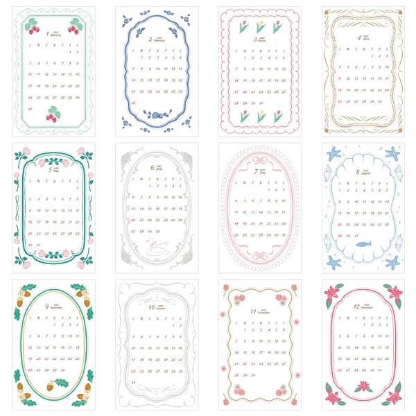 Arakarudo 2027 Sticker Calendar