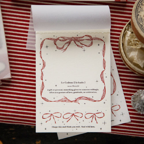 OURS Letterpress Book - Ribbon Frame