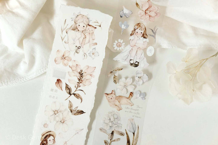 Freckles Tea Vol.3  Pure White Series Tape - Forest Poems