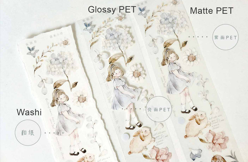 Freckles Tea Vol.3  Pure White Series Tape - Forest Poems
