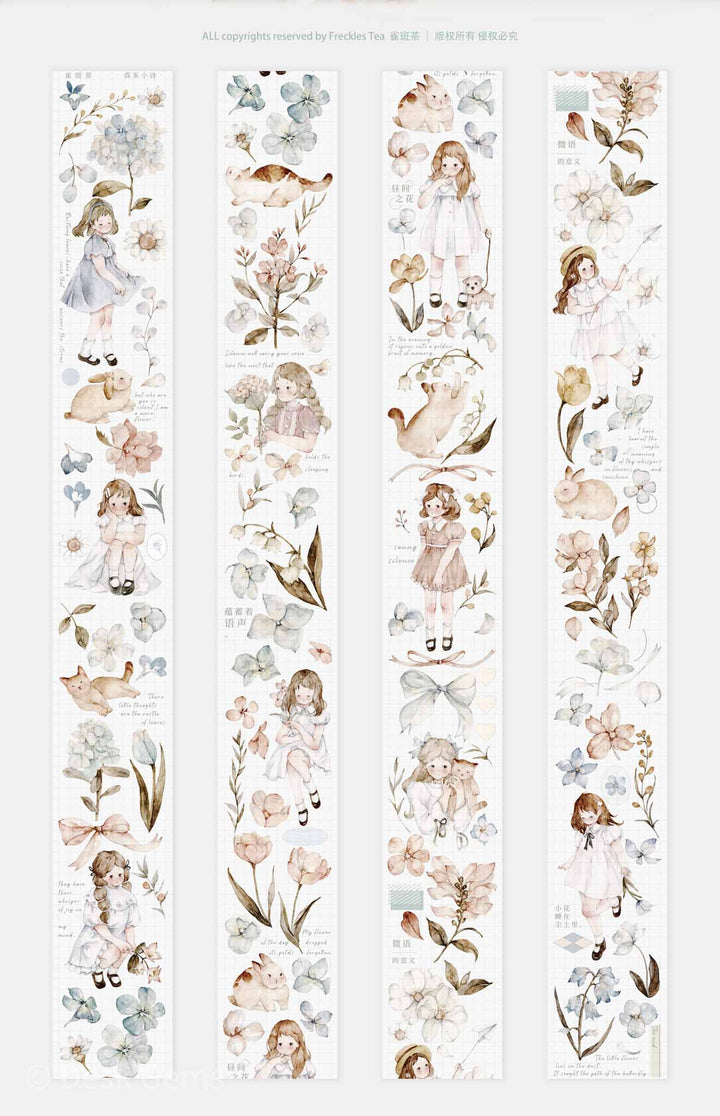 Freckles Tea Vol.3  Pure White Series Tape - Forest Poems