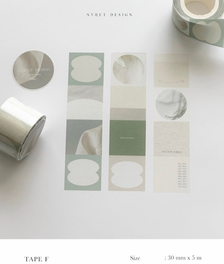 NYRET Design Vol.8 The Planner Series II Washi Tapes - Volume 2 - F