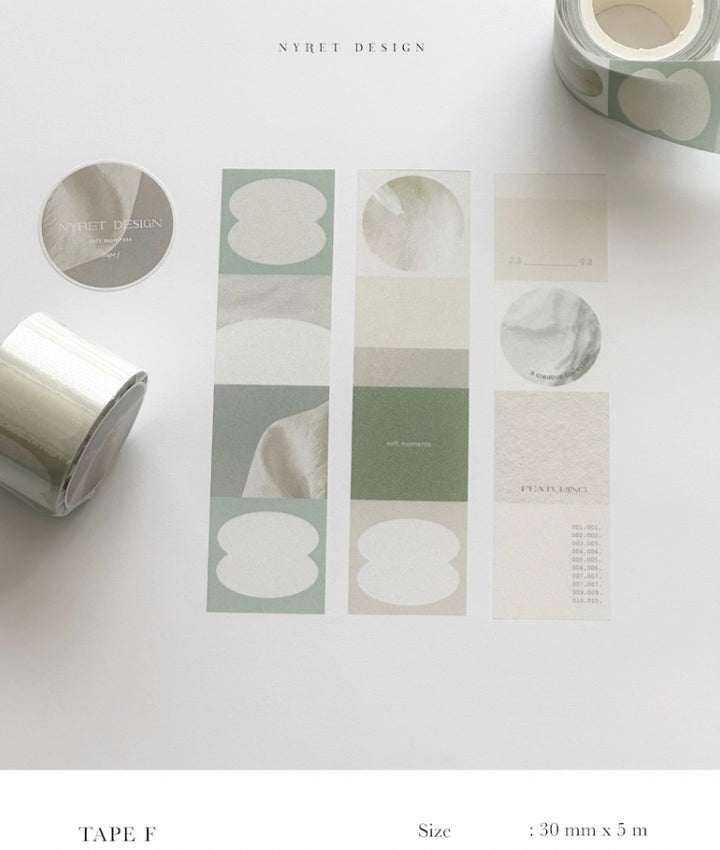 NYRET Design Vol.8 The Planner Series II Washi Tapes - Volume 2 - F
