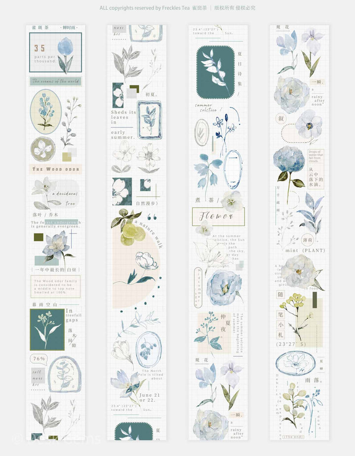Freckles Tea Vol.3  Pure White Series Tape - Summer Time