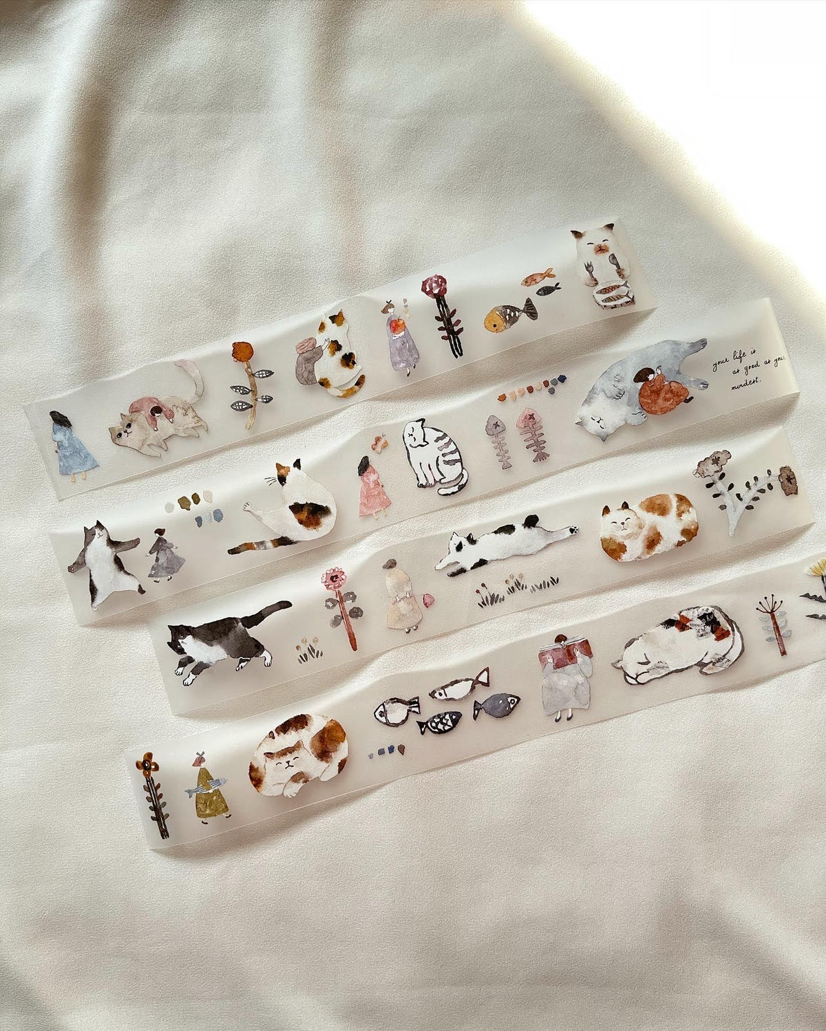 Pion Matte PET Tape - Cat Girl