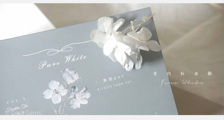 Freckles Tea Vol.3  Pure White Series Tape Sets