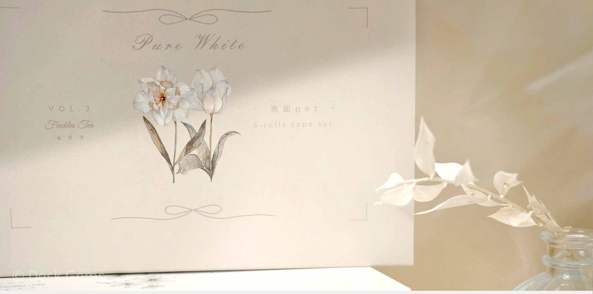Freckles Tea Vol.3  Pure White Series Tape Sets