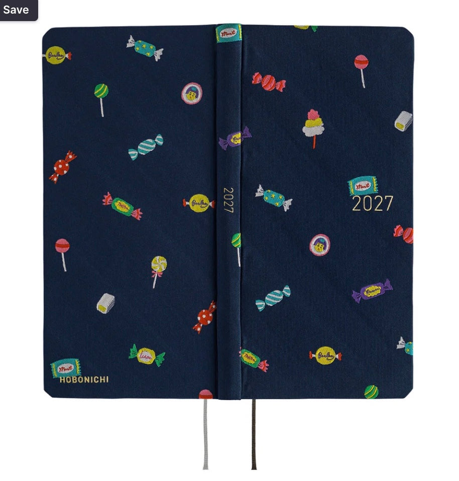 Hobonichi Techo Weeks 2027 - Bow &amp; Tie: Candy Dream