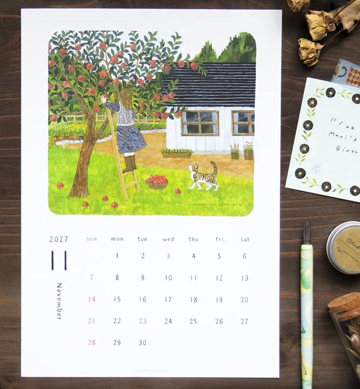 Cozyca x Midori Asano Detached Calendar 2027