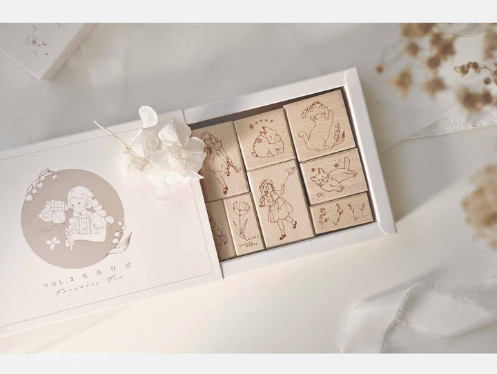 Freckles Tea Vol.3 Stamp Set - Flower Island 