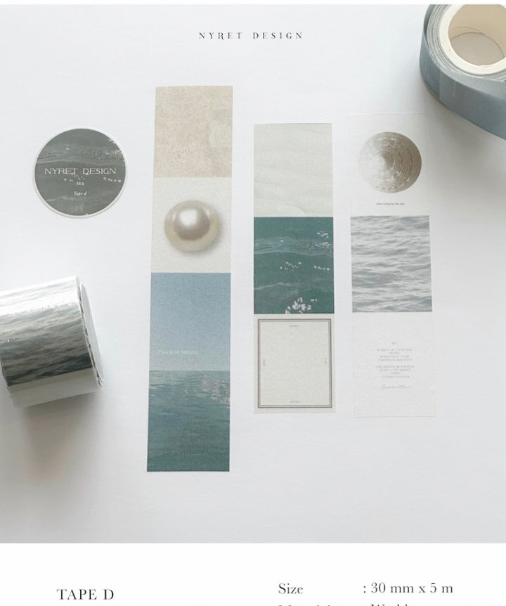 NYRET Design Vol.8 The Planner Series II Washi Tapes - Volume 2 - D