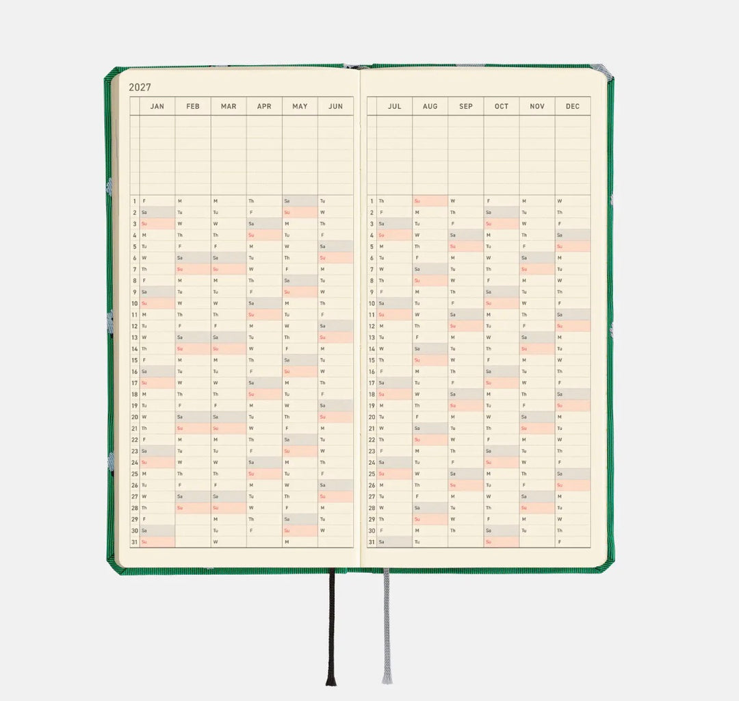 Hobonichi Techo Weeks 2027 - Bow &amp; Tie: Candy Dream