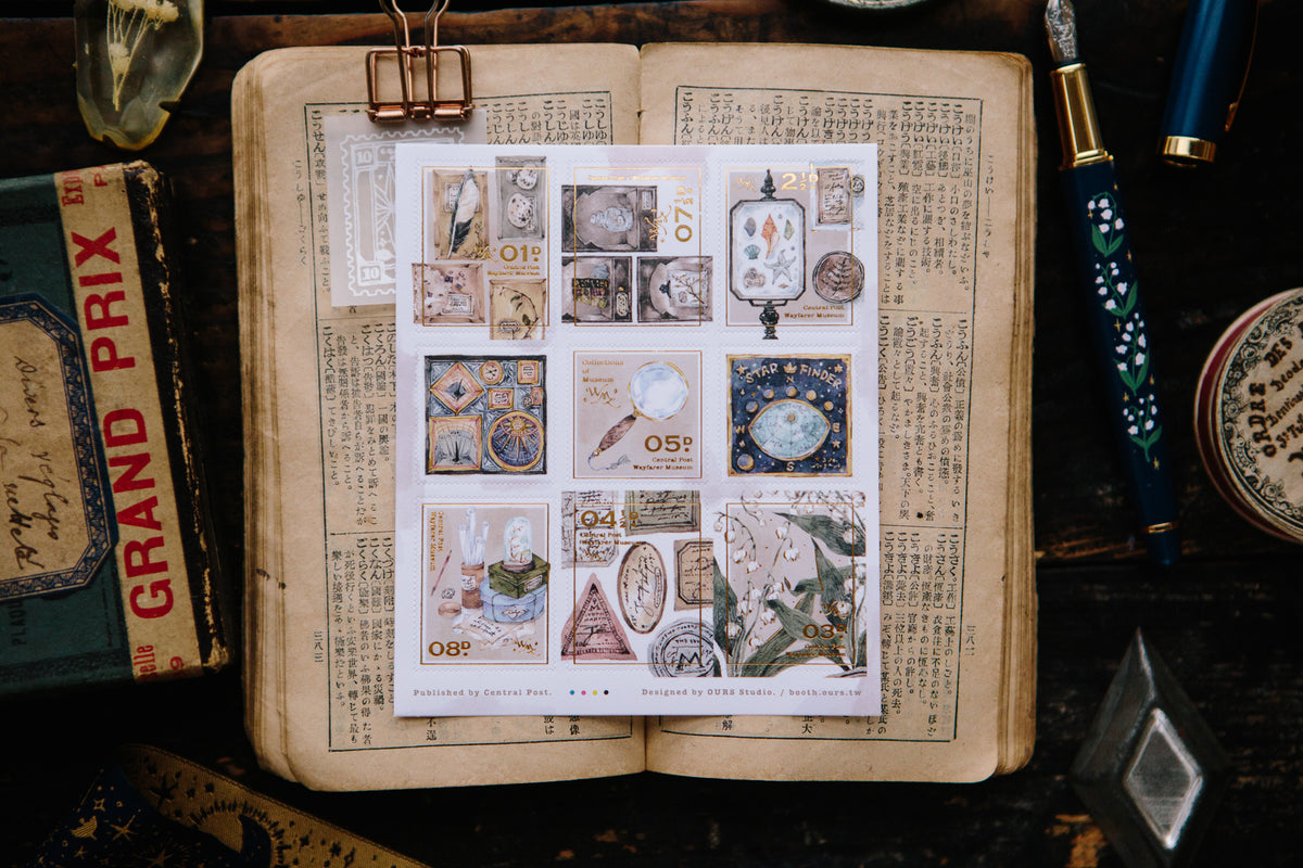 OURS Collection of Museum Stamp Sticker 
