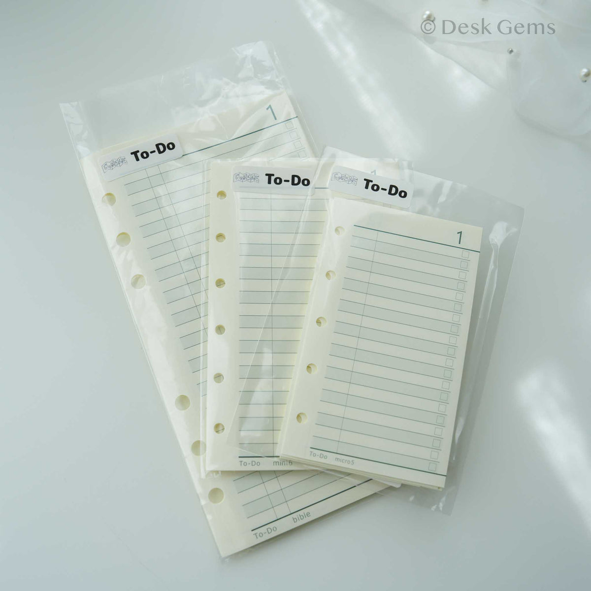 Atabo Accordion Fold Insert - To-Do