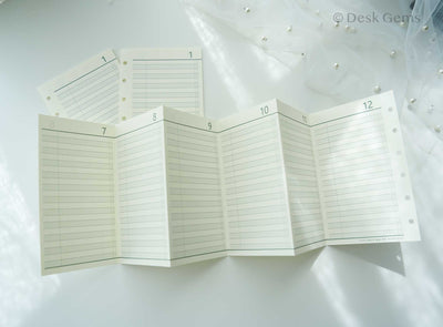 Atabo Accordion Fold Insert - To-Do