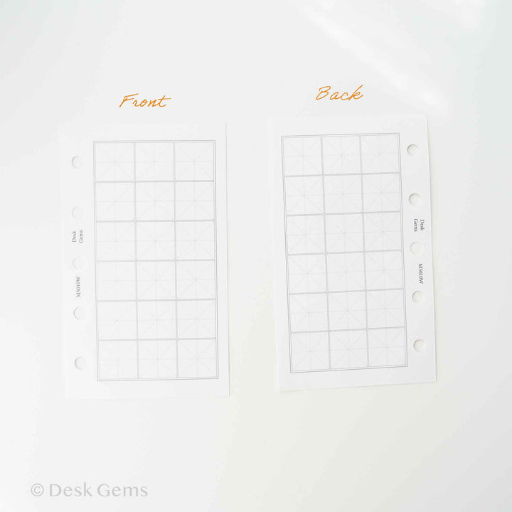 Desk Gems Le Mien Inserts - Chinese Calligraphy